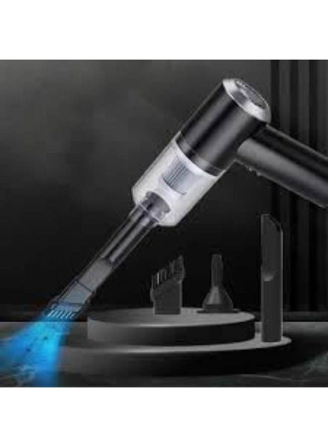 3-in-1 mini vacuum cleaner for cleaning the car, keyboard, and air conditioning vents. Powerful suction for dust and lint. - Image 2