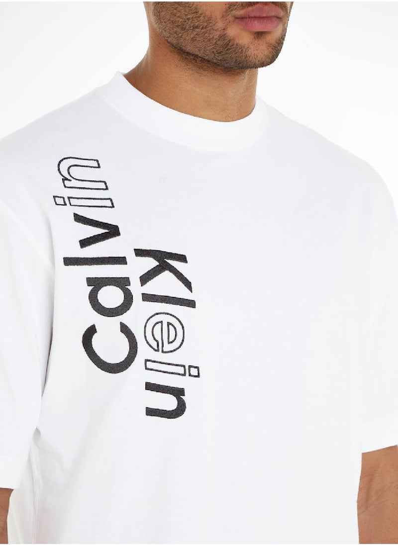 Blocking Graphic Short Sleeve T-Shirt