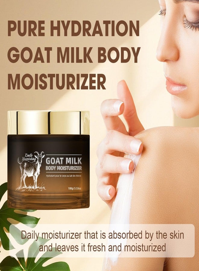 Bmrewax Goat Milk Lotion - Whipped Body Butter Cream with Goat Milk - Deeply Moisturizes, Softens Skin - Natural & Gentle for All Skin Types, 3.53 oz - Image 3