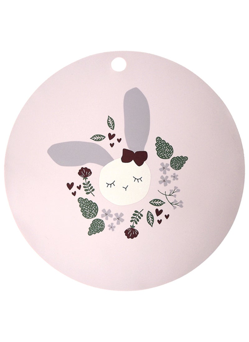 Elli Junior Silicone Placemat Rabbit Rose  - Image 1