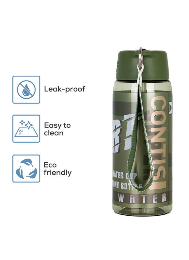 Nova kids - Water Bottle With Grab String 750 ML - Green - Image 1