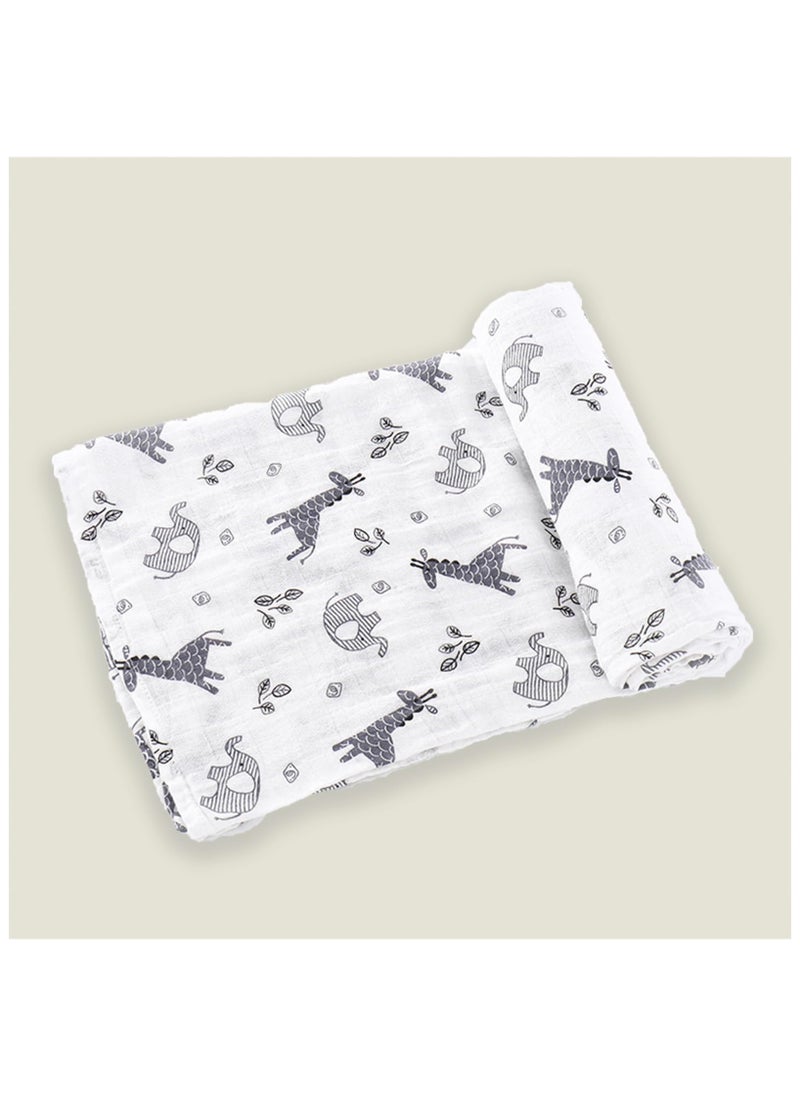 Mr. Penda 3 Pack Baby Swaddle Blanket, Unisex Swaddle Wrap, Cotton Ideal Newborn Infant Swaddling Set, Muslin Swaddle Blankets Neutral Receiving Blanket for Boys and Girls (120 X 110cm)  - Image 4
