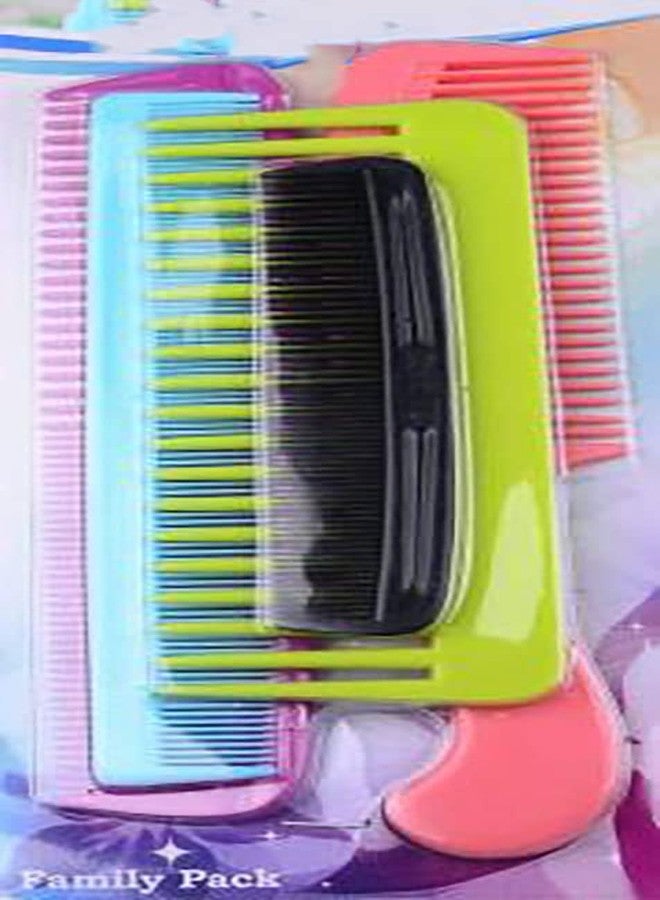 faas Hair Multicolour Comb set For Men And Womens Set Of 5 - Image 1