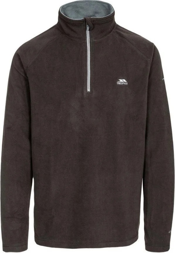 Trespass MAFLMFN10001-BLK Blackford - Male Microfleece AT100 Men's Fleece