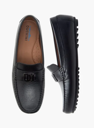 سيد دوتشيني Boys Logo Detail Slip-On Loafers