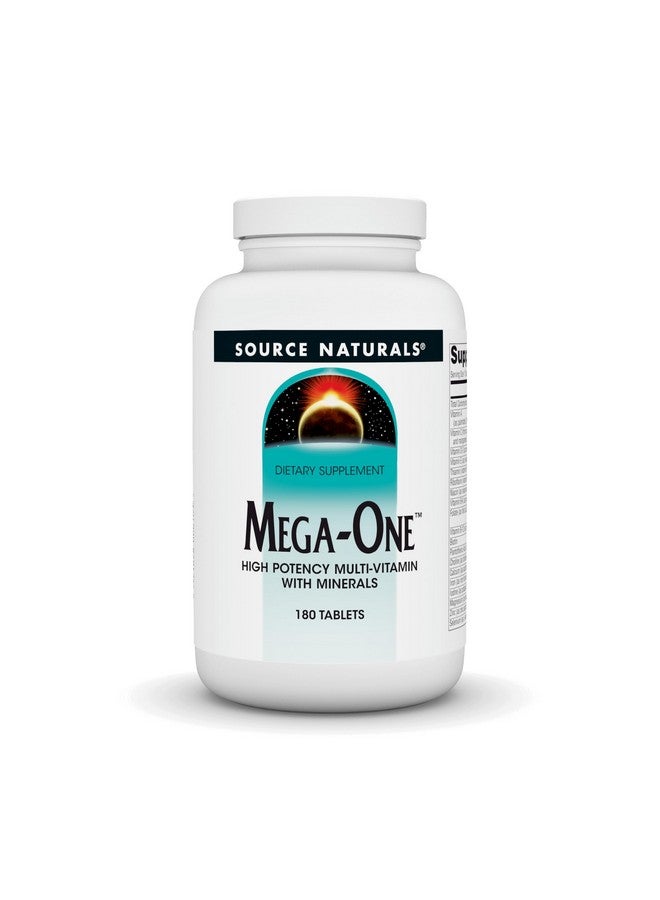 Source Naturals سورس ناتشورالز ميغا-وان متعدد الفيتامينات مع المعادن* - 180 قرص - Image 1