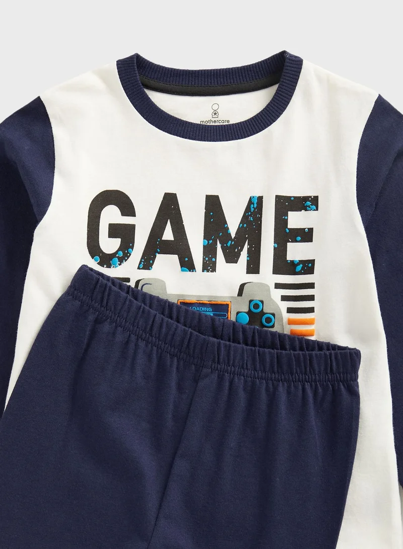 mothercare Game Time Pyjamas - 2 Pack