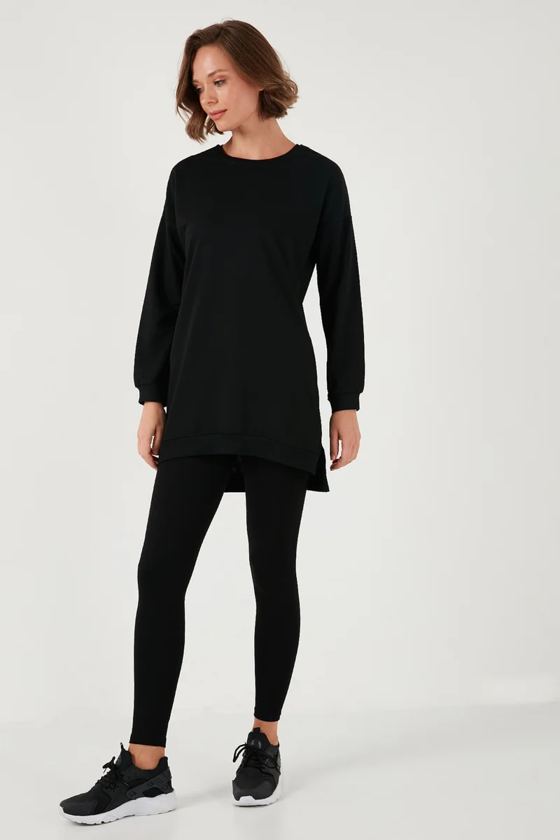 Lela Modest Cotton Crew Neck Oversize Fit Tunic Women's Tunic 5864896