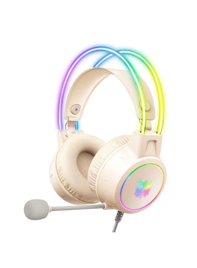 KUYING New Head Mounted Esports Wired Earphones 
