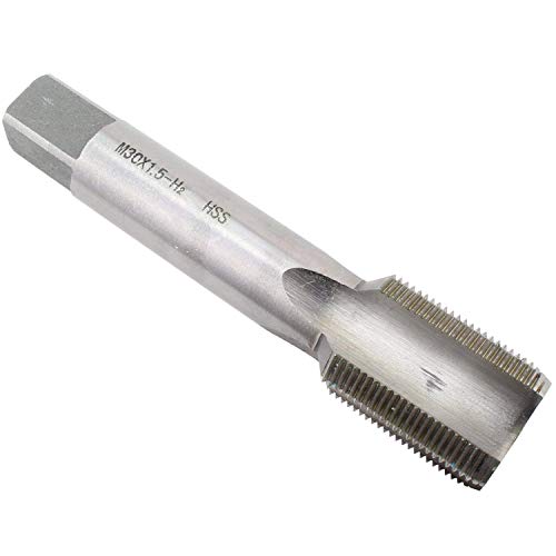 KMIAN TOOLS 30mm X 1.5 Metric HSS Right Hand Machine Tap, Plug Tap, Right Hand Thread Tap M30 X 1.5mm - Image 1