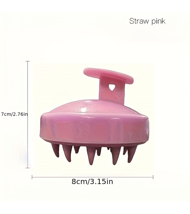Plastic Hair Massager Ergonomic Design for Daily Hair Care Random Color - Image 4