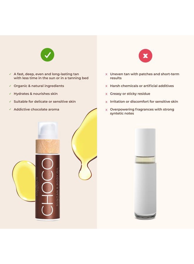 COCOSOLIS Choco Sun Tan & Body Tanning Oil - Image 3