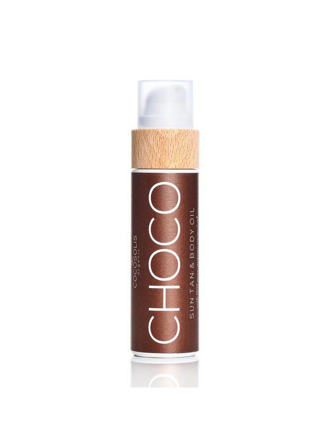 COCOSOLIS Choco Sun Tan & Body Tanning Oil - Image 1