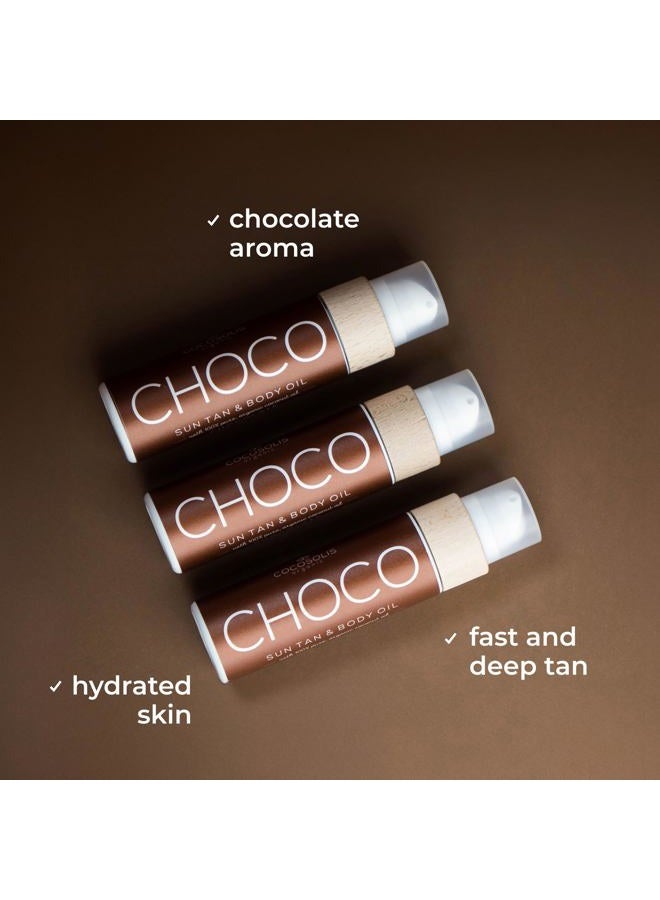 COCOSOLIS Choco Sun Tan & Body Tanning Oil - Image 5