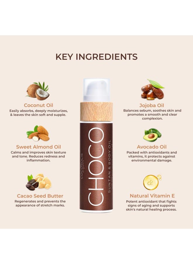 COCOSOLIS Choco Sun Tan & Body Tanning Oil - Image 4