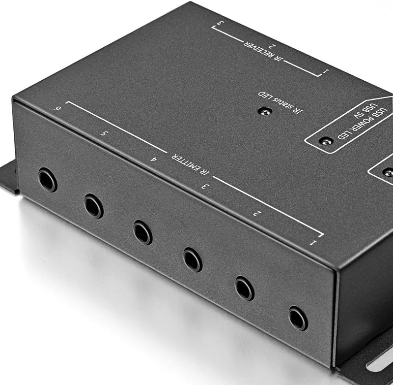 ICESPRING Infrared Repeater System IR Repeater Kit Control Up to 10 Devices Hidden IR System Infrared Remote Control Extender Kit - Image 4