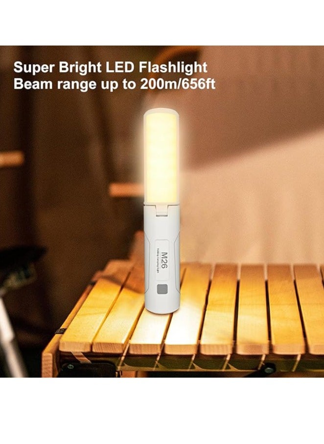 Multi-Mode Folding Camping Rechargeable light with Magnetic Base, torch for Outdoor, Emergency, and Everyday Use