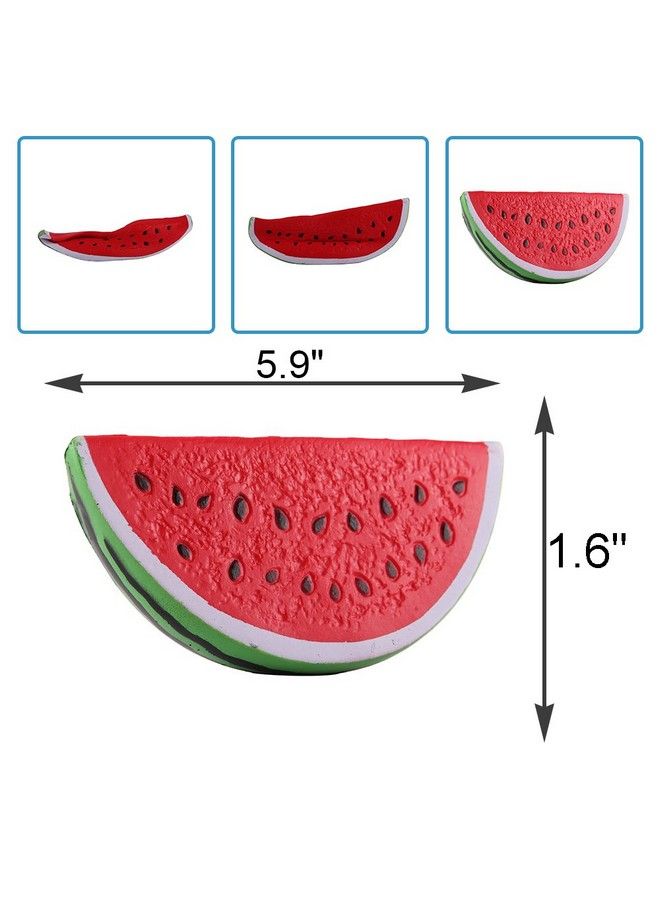 Anboor 5.9" Squishies Slow Rising Kawaii Squishies Scented Soft Watermelon Toy For Kids Or Stress Relief - Image 3