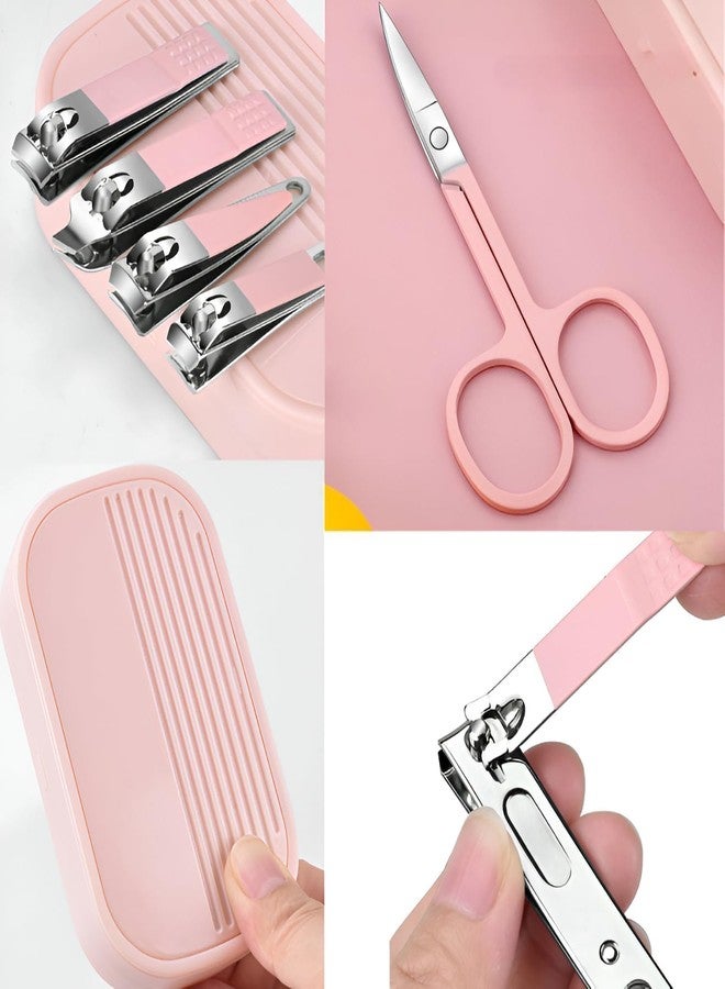 TRK hub Stainless Steel Personal Care Set, 14pcs Nail Clipper Set, Manicure Pliers Ear Spoon Needle, Beauty and Nail Tools Set, Portable Beauty Tool Set, Travel Nail Kit for Men and Women - Image 5