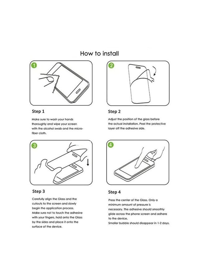 GRABIT Apple iPhone 2.5D 5X Strong Screen Protector, Tempered Glass, Military Grade, 9H Hardness, Full Coverage - Image 4