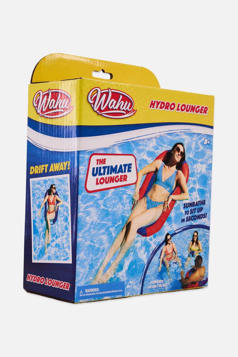 Wahu Pool Hydro Lounger, Red/Blue - Image 2