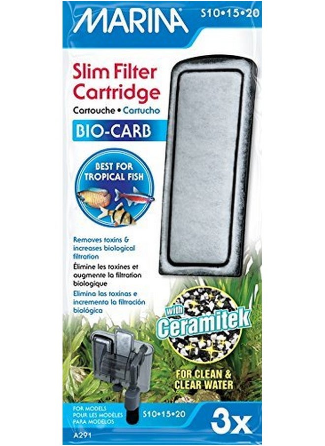 Marina Marina (3 of Each) Slim Filter Carbon Plus Ceramic Cartridges and Zeolite Plus Ceramic Cartridges  - Image 2