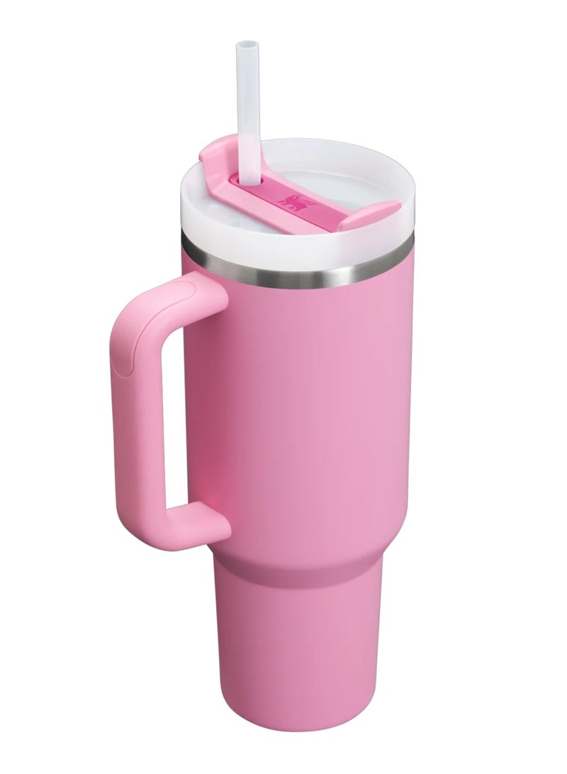 ستانلي كوب كوينشر H2.0 فلوستيت معزول بتفريغ الهواء من الفولاذ المقاوم للصدأ مع غطاء وشفاطة للمياه أو الشاي المثلج القهوة وعصير السموذي وأكثر من ذلك من ستانلي - Image 2