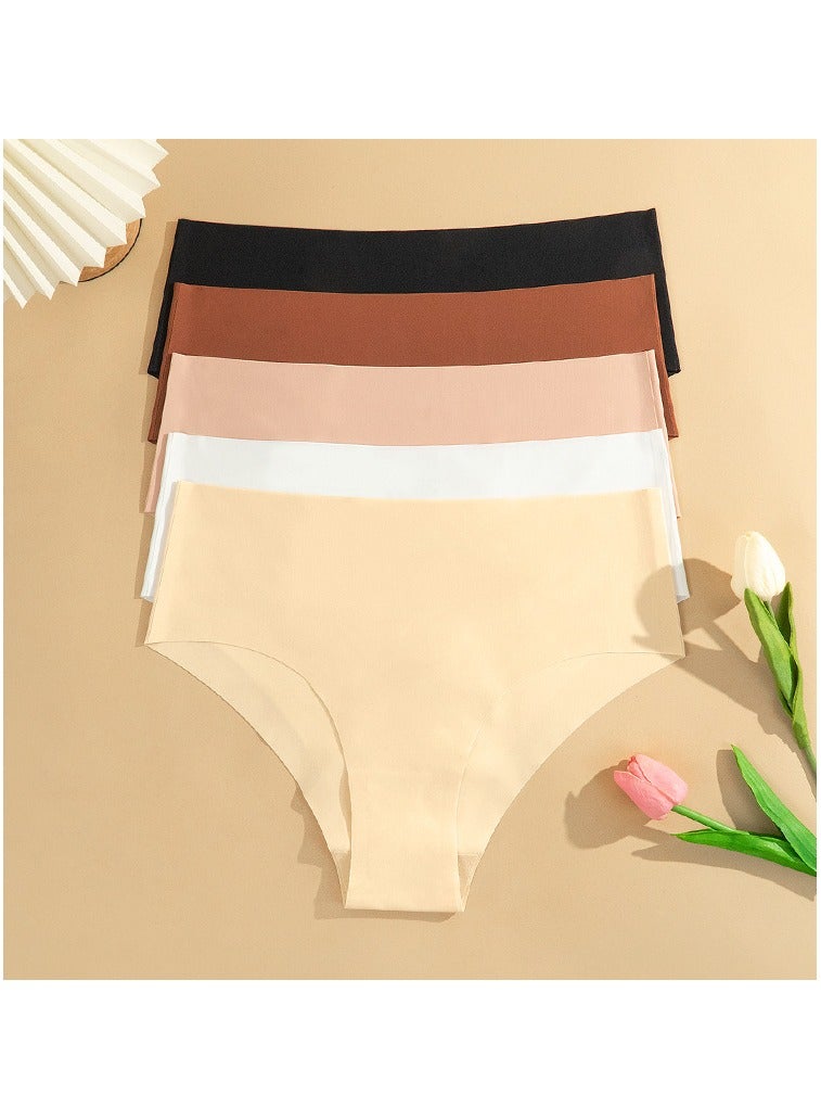 Pack of 3 Invisible Seamless Hipster Briefs Laser Cut for Women  - Image 3