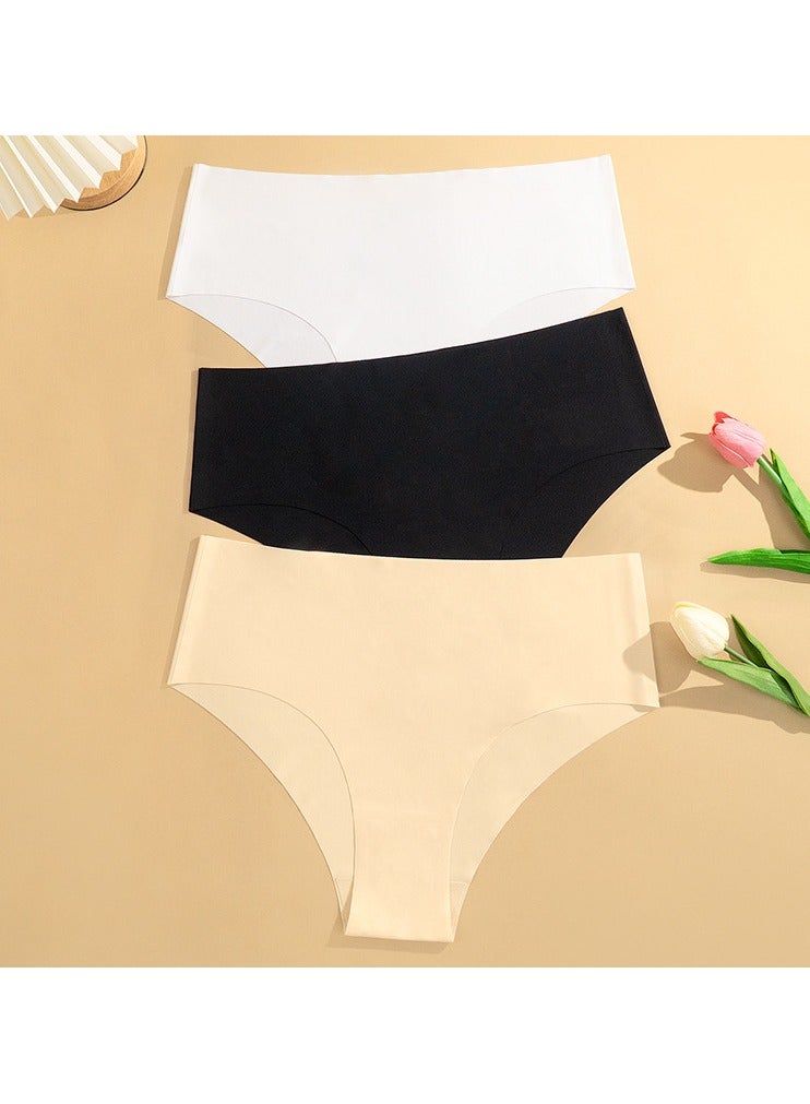 Pack of 3 Invisible Seamless Hipster Briefs Laser Cut for Women  - Image 4