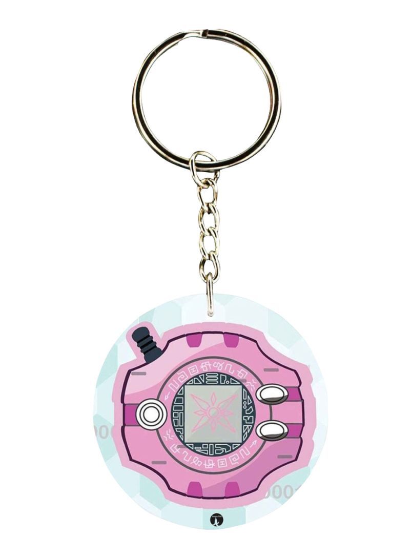 Anime Digimon Printed Keychain