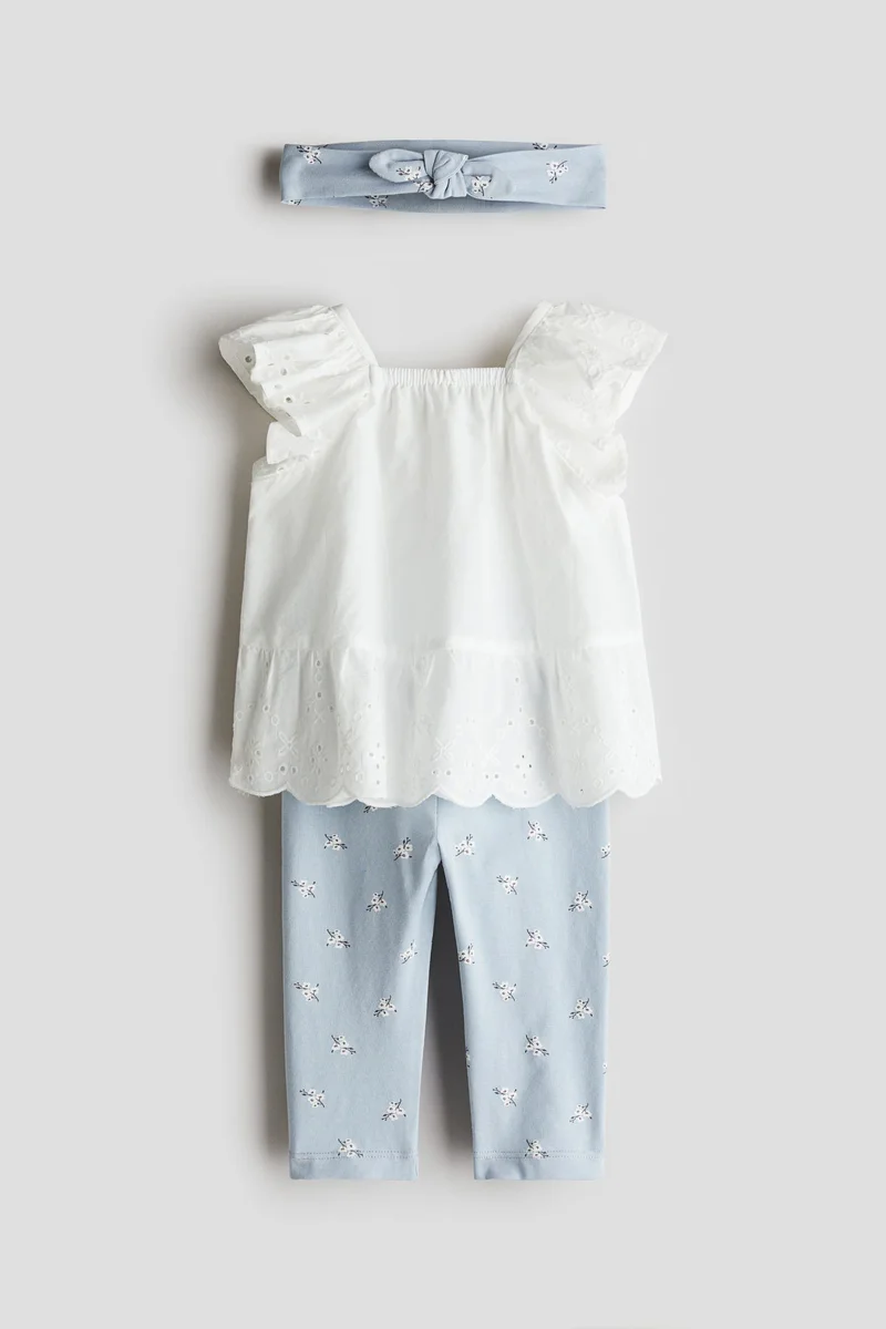 H&M 3-piece cotton set