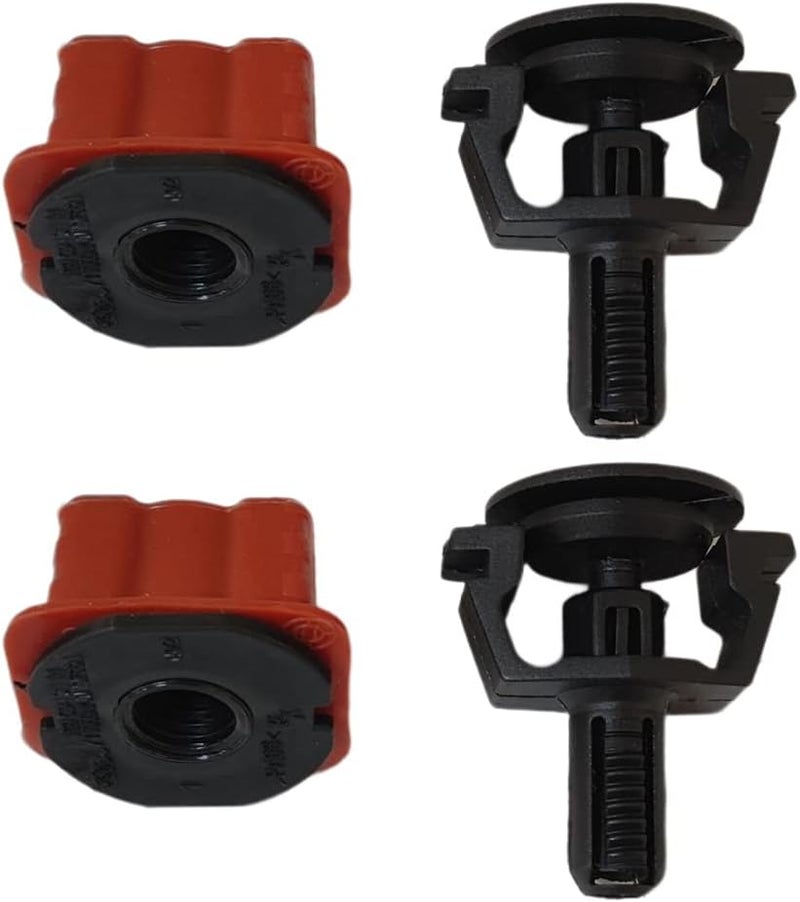 Upper Radiator Mount Kit 2004-2017 For Benz C216 C218 C219 C204 Replacement number # 0009912595,1695040114 (Upper tank fixing card L/R + tank clip) - Image 1