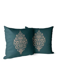 ART MOOD Damask Green Cushion  - Image 2