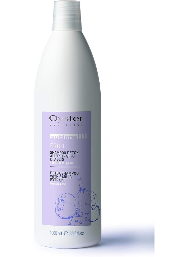 oyster cosmetics Sublime Fruit Shampoo Detox with Garlic Extract - 1000 ml - Image 1
