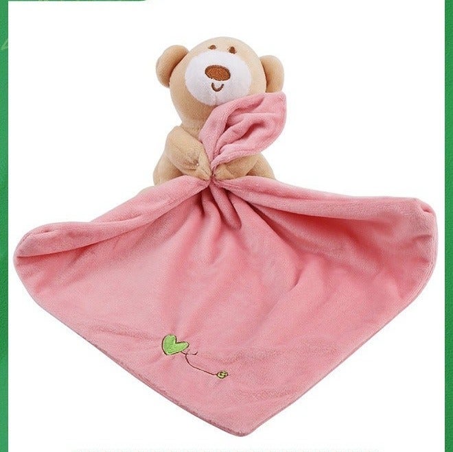 Baby Security Blanket, Soft Lovey Unisex Lovie Baby Gifts,Snuggle Toy Stuffed Animal Toy,Plush Stuffed Animal Security Blanket,Nursery Blankie for Infants - Image 3