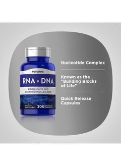 Piping Rock Rna Dna Supplement | 200 Capsules | Ribonucleic Acid & Deoxyribonucleic Acid Complex | Non-Gmo, Gluten Free  - Image 4