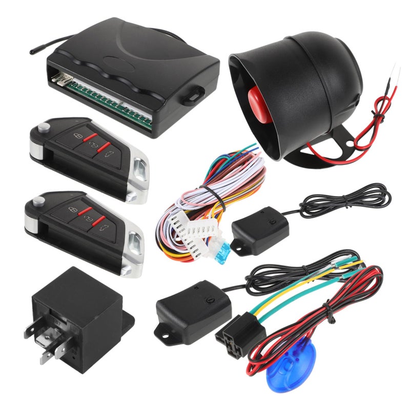 Keyless Entry System Anti Theft Alarm Remote Car Starter Security Kit Easy Installation - Image 2