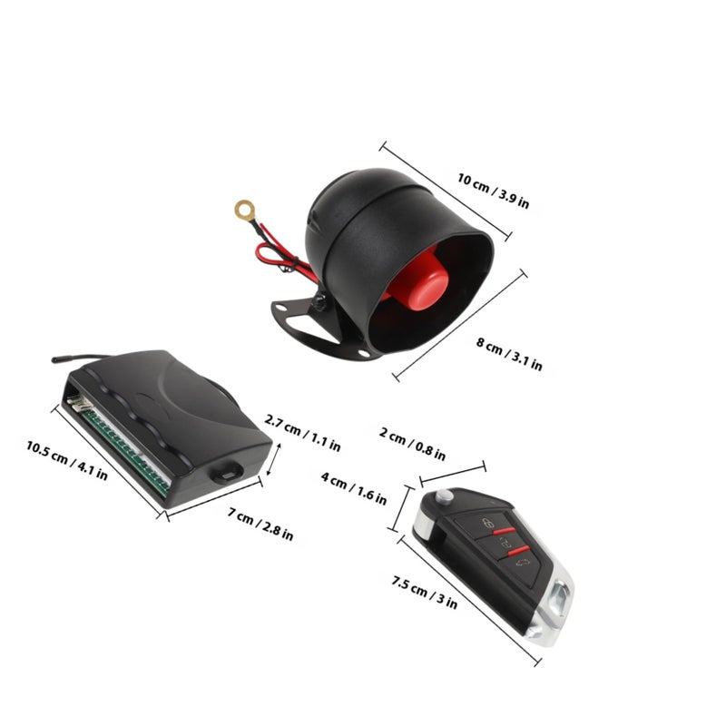 Keyless Entry System Anti Theft Alarm Remote Car Starter Security Kit Easy Installation - Image 3