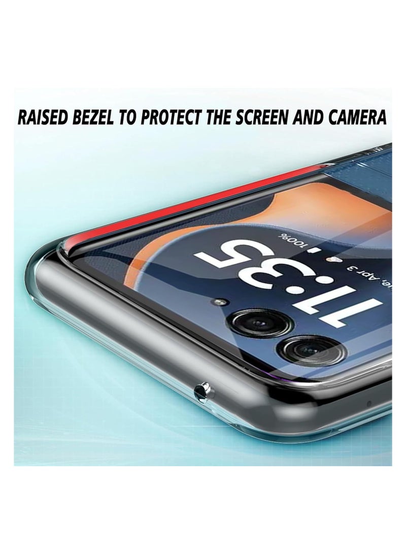 general Transparent Case for Motorola Moto Razr 60 2025, Shock Absorbing and Scratch Resistant Ultra Thin Rigid PC Protective Case for Moto Razr 60 - Image 5