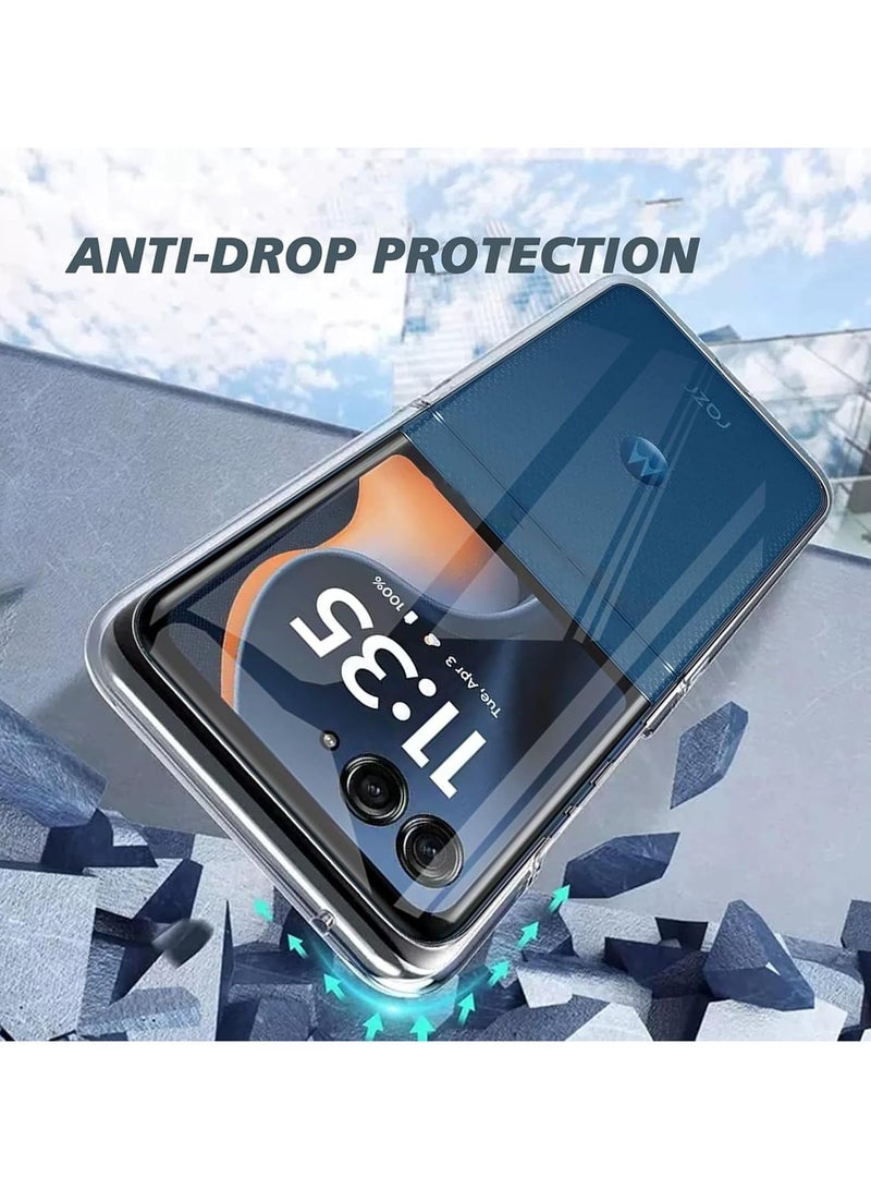 general Transparent Case for Motorola Moto Razr 60 2025, Shock Absorbing and Scratch Resistant Ultra Thin Rigid PC Protective Case for Moto Razr 60 - Image 2