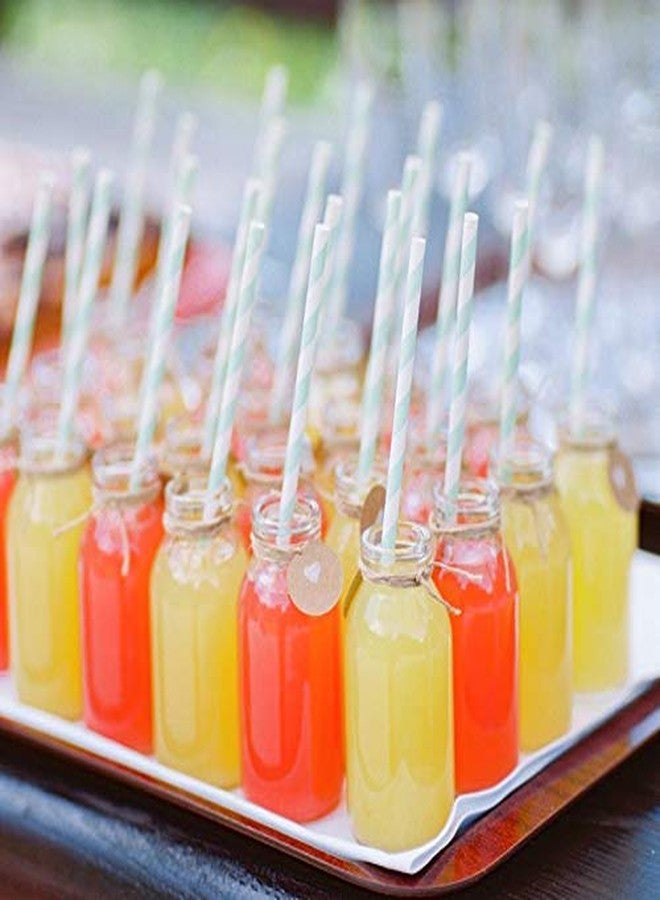 ALINK Light Pink Blue White Paper Straws Bulk, 100 Biodegradable Party Straws for Boy Girl Baby Shower, Gender Reveal, Birthday, Wedding and Celebrations - Image 4