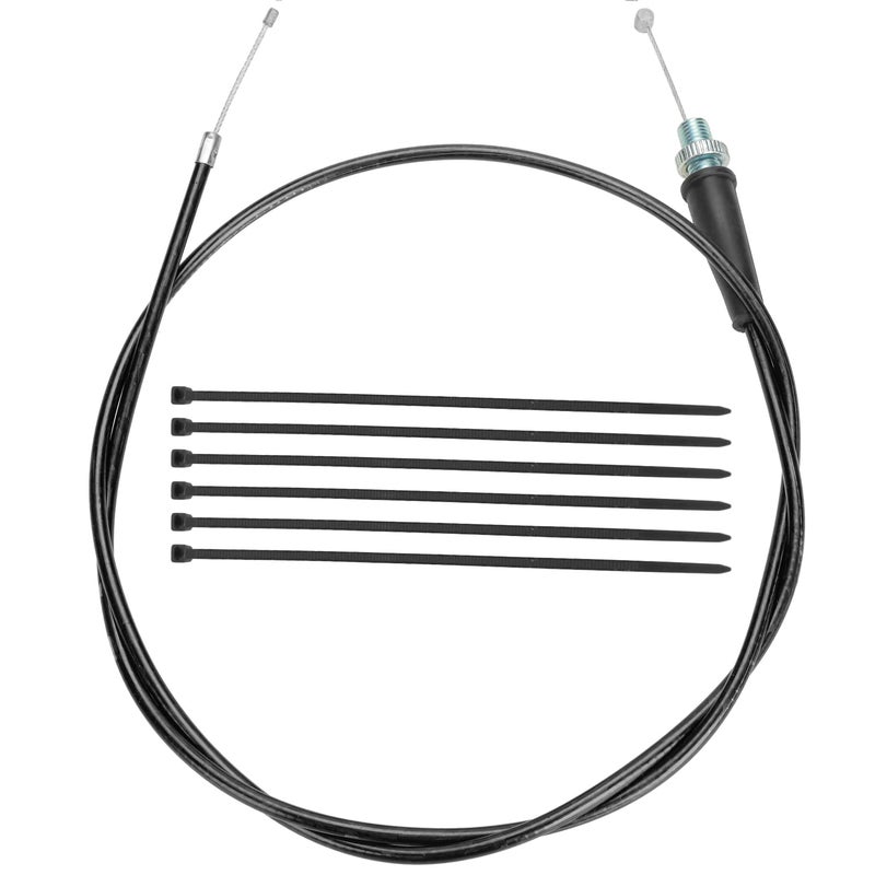 Yoxufa 50 Inch Throttle Cable For 79Cc 80Cc 97Cc 196Cc 200Cc 212Cc 6.5Hp Coleman Ct200U Ct200U-Ex Bt200X Baja Warrior Mb165 Mb200 Doodle Bug Db30 Hensim Massimo Falcon Monster Moto Motovox Mini Bike