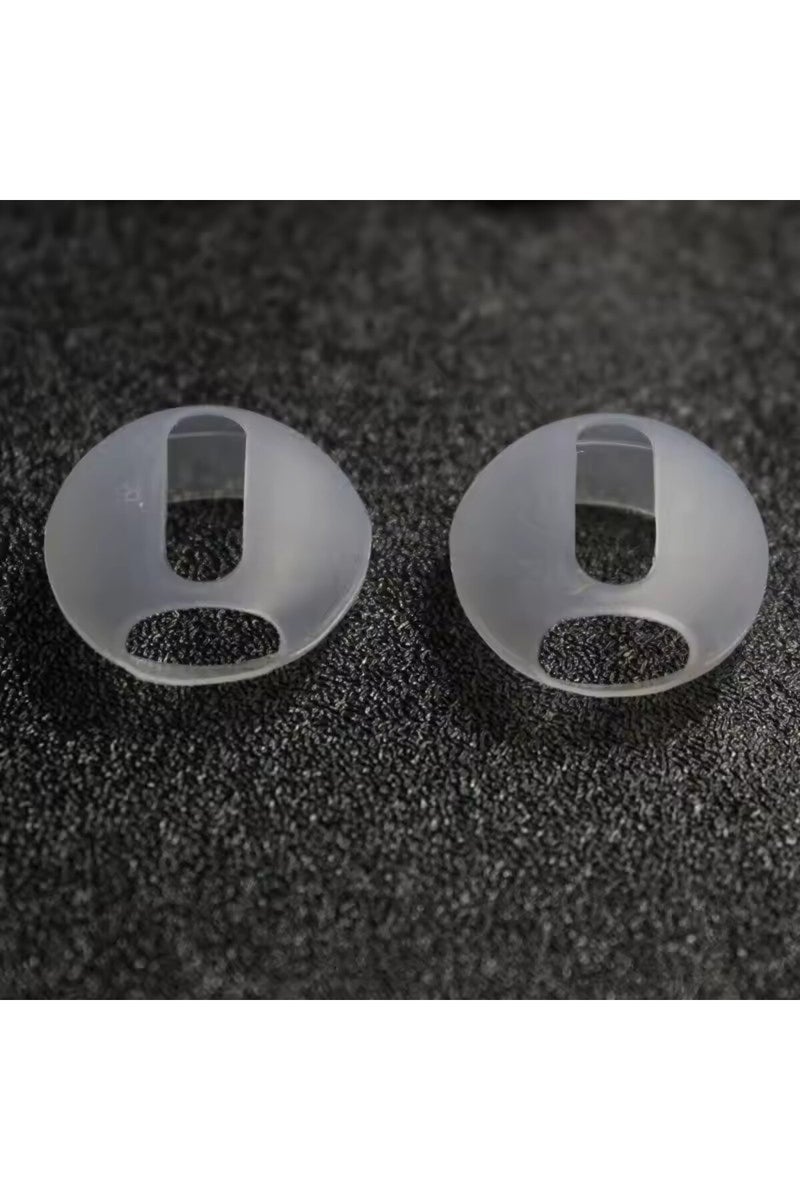 زوج واحد من وسادات الأذن الشفافة لسماعات AirPods Free Buds3 Pro اللاسلكية بتقنية بلوتوث لأجهزة iPhone، مصنوعة من السيليكون.