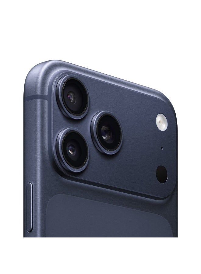 Apple iPhone 17 Pro Max 256 GB Deep Blue 5G  (Nano Sim & E-Sim ) With FaceTime - Middle East Version - Image 3