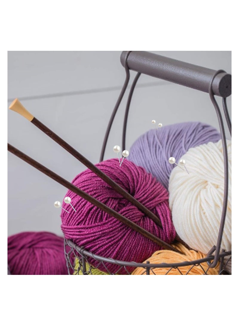 SYOSI 1000PCS Pearlized Ball Head Pins, Push Pins Map Pins Sewing Pins DIY Sewing Crafts Pearlized Pins Crafting Straight Pins with Decorative Heads Decorative Ball Head Pins for DIY Sewing Crafts - Image 4