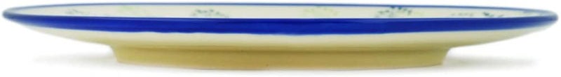 Polmedia Polish Pottery طبق غداء 10 بوصة من الفخار البولندي - موضوع الحياة الجديدة - توقيع UNIKAT - شهادة الأصالة - Image 3