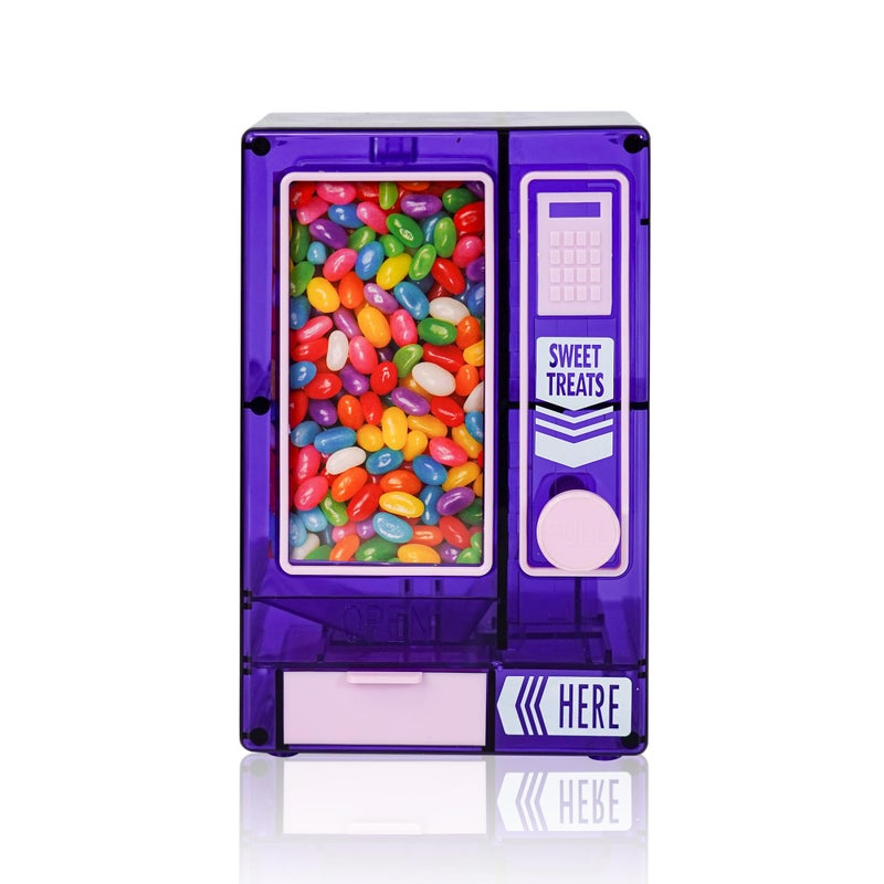YOBRO Candy Dispenser, Cute Vending Machine for Desktop, Manual Candy Machine, Dispense Mini Candies, Birthday&Christmas Gift for Girls, Gift for Friends Girlfriends (Violet) - Image 1