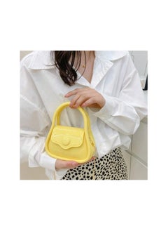 Generic Fashion Mini Crossbody Purse Shoulder Bag With Chain Strap Yellow Color  - Image 2