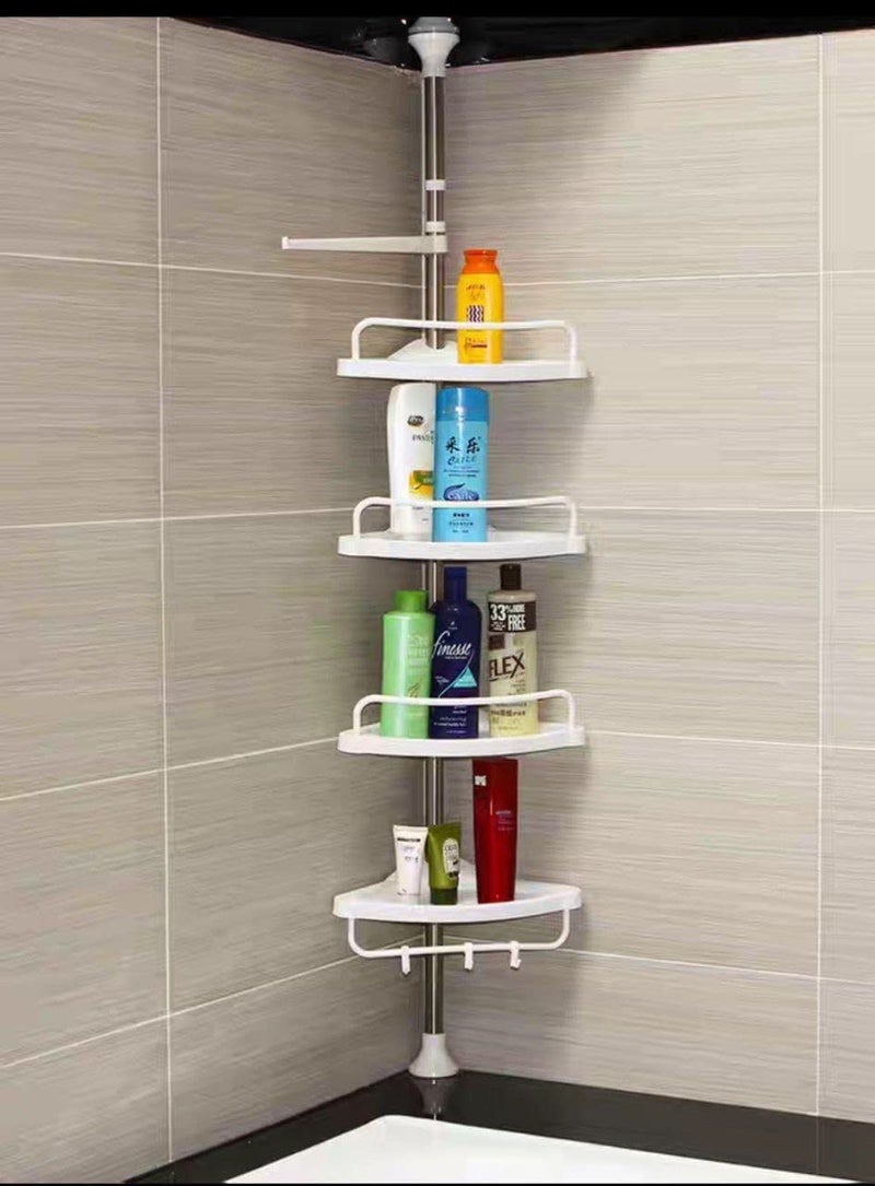 Generic 4-Shelf Modern Corner Bathroom Storage Organizer