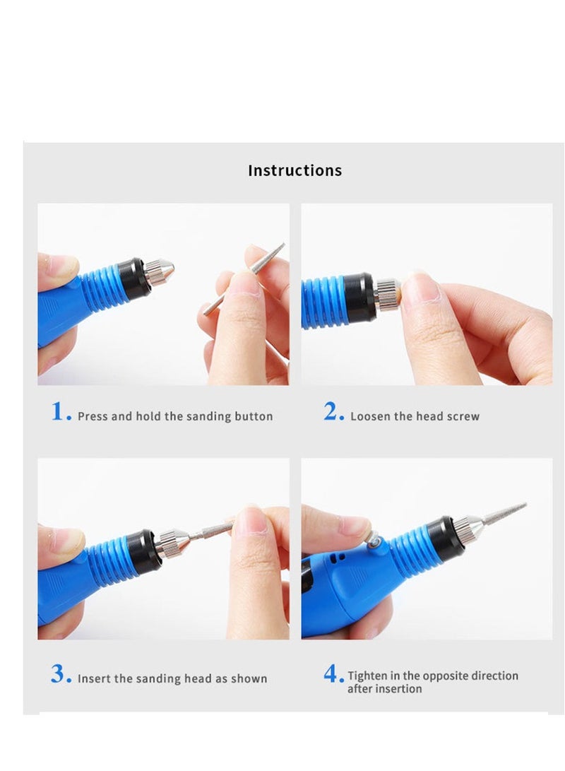 USB Electric Engraving Pen And Nail Sharpener For Removing Dead Skin Polishing Nails Or Engraving - Image 4